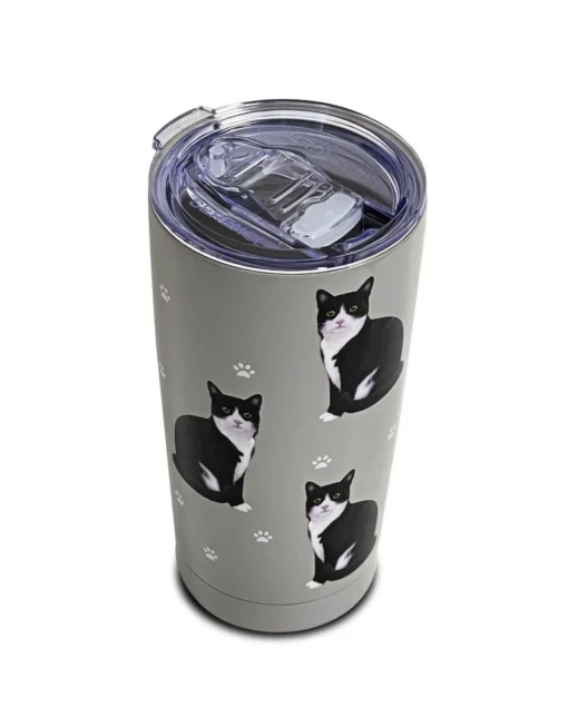 Black & White Cat Tumbler