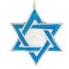 Capiz Star Of David Ornament