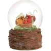 Cardinal Holy Family Snow Globe - Musical