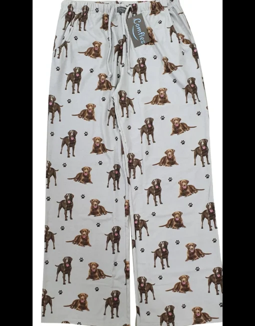 Chocolate Labrador Pajama Bottoms