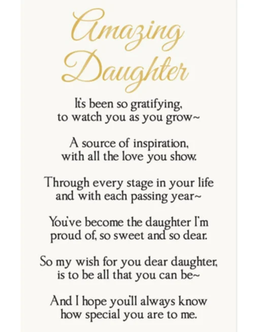 Daughter Photo Frame Ornament 4"