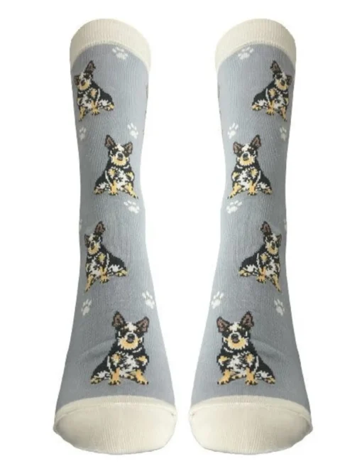 Full Body Australian Cattle Dog Socks
