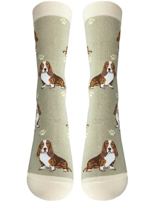 Full Body Basset Hound Socks