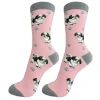 Full Body Black & White Shih Tzu Socks