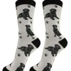 Full Body Black Labrador Socks