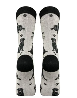 Full Body Black Labrador Socks