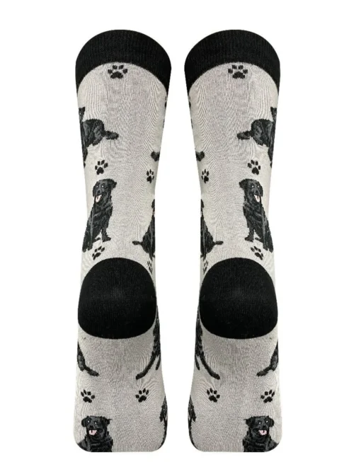 Full Body Black Labrador Socks