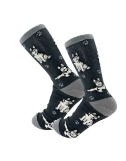 Full Body Siberian Husky Socks
