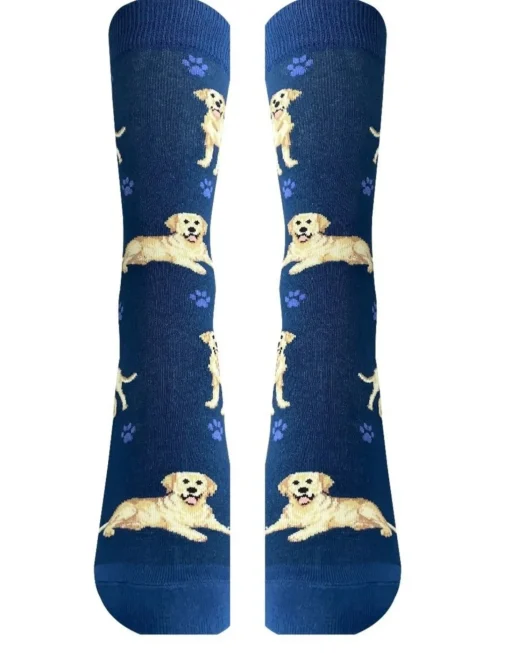 Full Body Yellow Labrador Socks