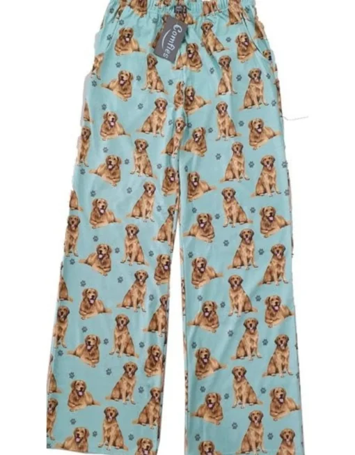 Golden Retriever Pajama Bottoms