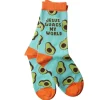 Jesus Guacs My World Socks
