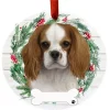 King Charles Cavalier Wreath Ornament