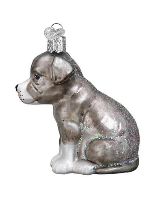 Pitbull Pup Ornament