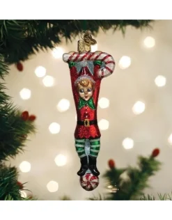 Playful Elf Ornament