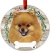 Pomeranian Wreath Ornament