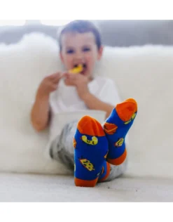 Say Mac & Cheese Youth Socks (S/M)