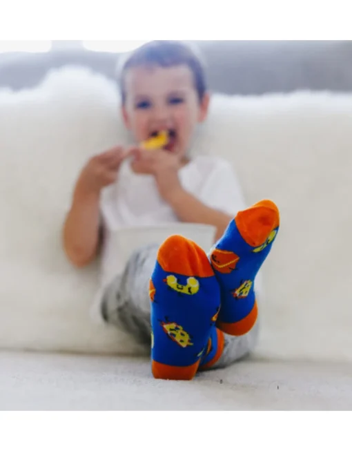 Say Mac & Cheese Youth Socks (S/M)