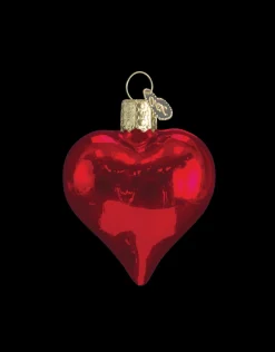 Shiny Red Heart Ornament