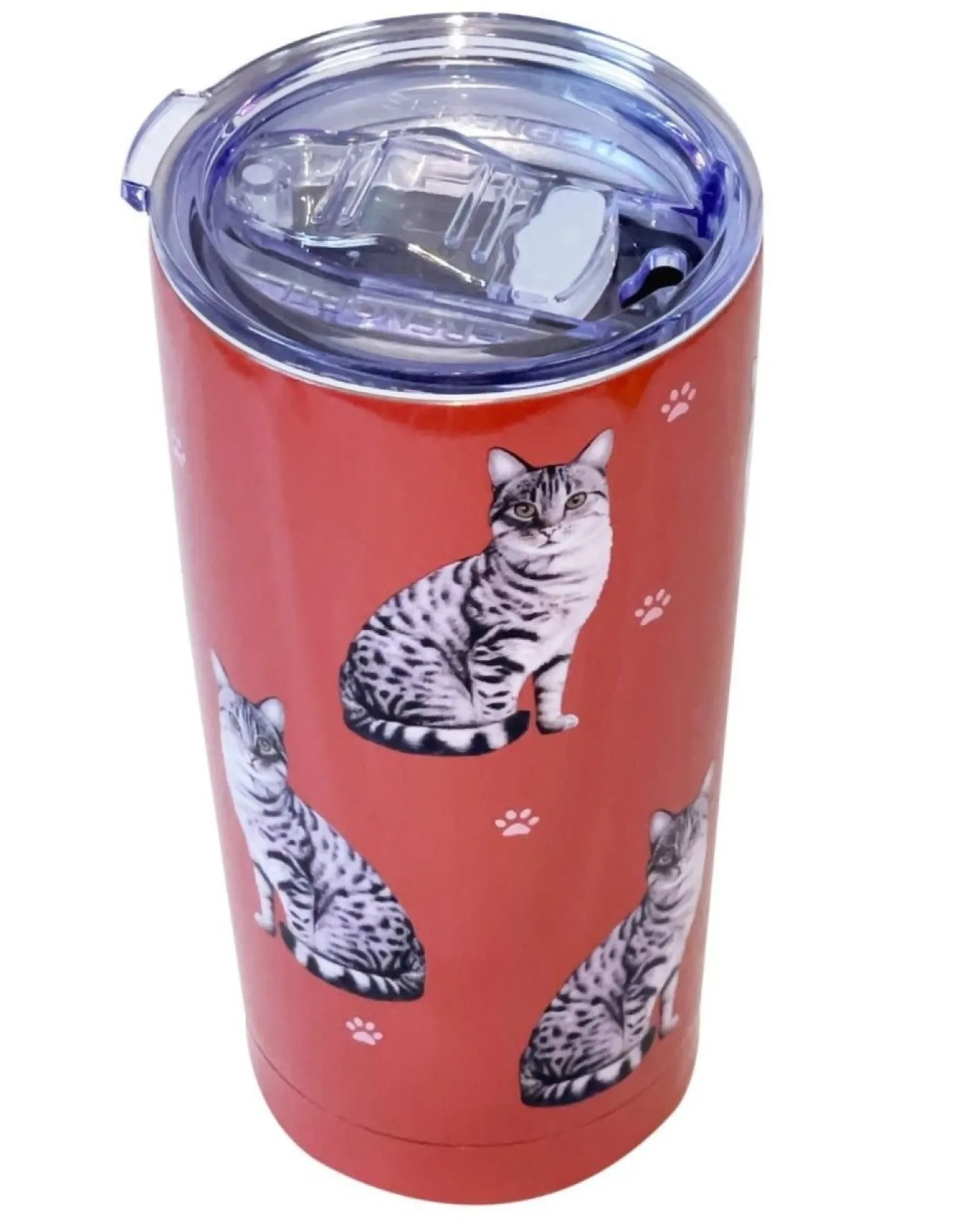 Silver Tabby Cat Tumbler