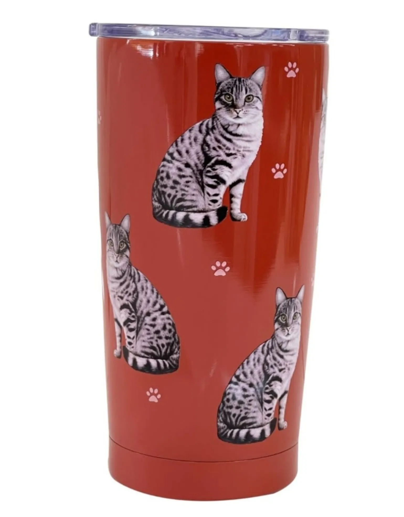 Silver Tabby Cat Tumbler
