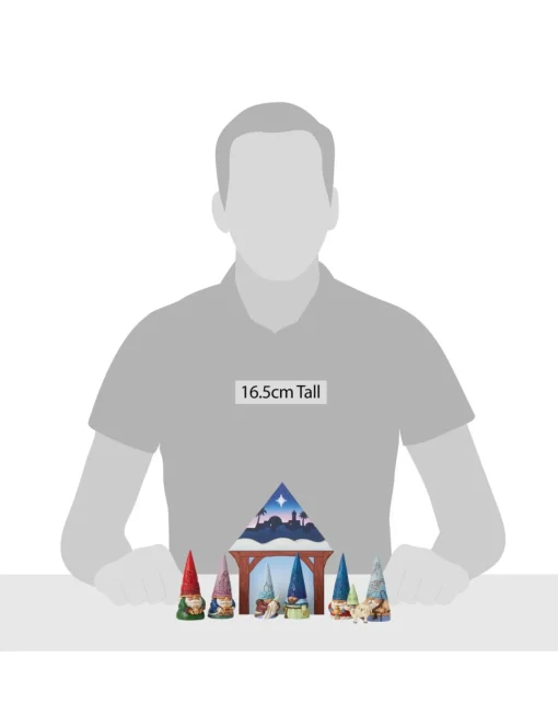 Small But Miraculous Mini Gnome Nativity Set